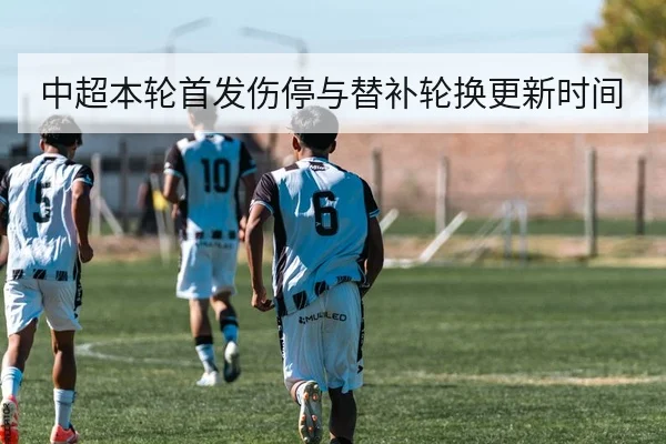 中超本轮首发伤停与替补轮换更新时间